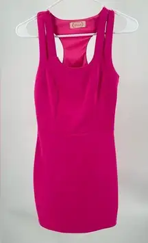 Blush Racerback style back cutout dress, pink size Small, Vintage‎