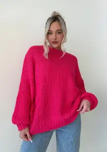 Chunky knit sweater 