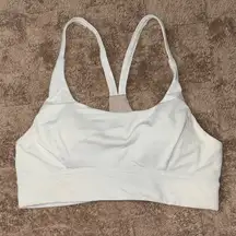 Lululemon Train Times White Gym Training Sports Bra Luxtreme Mesh Racerback 6