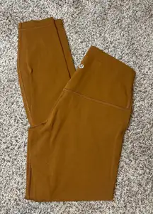 Brown Lululemon Align Leggings