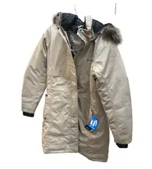 Columbia Womens Beige Thermal Heated Waterproof Coat 1X SKU 6891