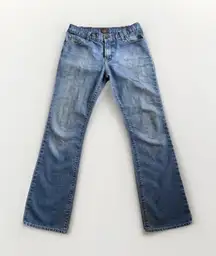 Von Dutch 2000s Y2K Kustommade Patch Flare Jeans Size 29