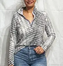 Under Armour White Half Zip Pullover Sz XL