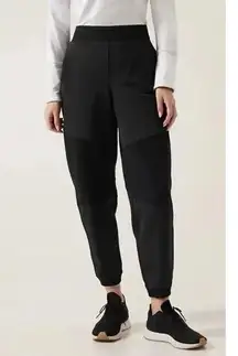 Athleta Get Set Hyrid Jogger in Black Size Small Tall