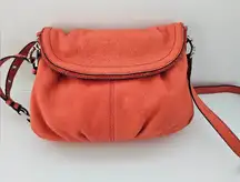 Aimee Kestenberg Orange Leather Crossbody Bag
