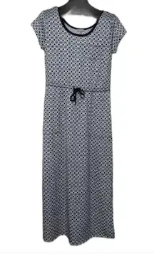 T by Talbots Monochrome Patterned Maxi Dress