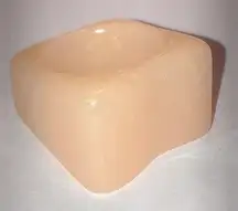 Size 6 Funky Retro Light Peach Shimmer Boho Ring