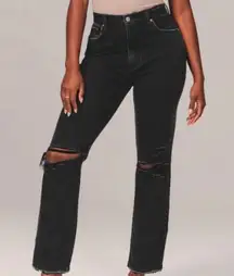 Abercrombie & Fitch The Ankle Straight Utra High Rise Jeans Size 2 Short / 26