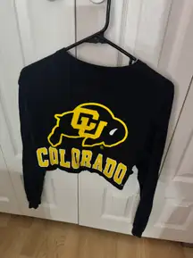 CU Boulder Cropped Long Sleeve
