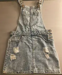 Denim Overall Skirt