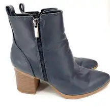 Sierra Navy Ankle Boots Size 8