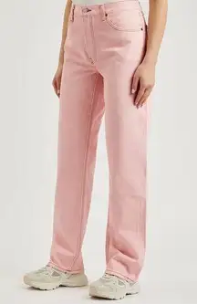 RE/DONE  Straight-Leg Jeans in pink Size 27