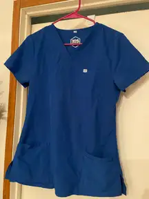 Royal Blue Scrub Set