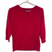 Marks &‎ Spencer Per Una Hot Pink Cable Knit Pullover Sweater 10