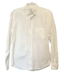 Frank & Eileen Don White Italian Collared Button Down Dress Shirt Medium