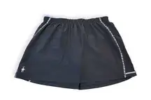 Smartwool  PhD Womens Merino Wool Skirt Skort Shorts Black Running Golf Sz Medium