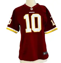 GRIFFIN III 10 Redskins Nike Jersey NFL Players On Field Fanatics Women’s Sz L