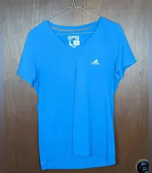 Adidas Sportswear Blue The Ultimate Tee Casual Short Sleeve Top Size Large