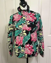 PATAGONIA Snap T Synchilla Hawaiin Floral Print Pullover