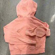 SM Pink! Victoria secret light pink cropped hoodie