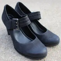 ECCO Women's Black Mary Jane Pumps Sz 6.5