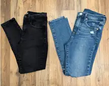 Bundle‎ GAP Jeans Size 26 | High Rise Skinny & Black Jegging Petite