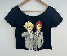 My Hero Academia Bakugo off-the-shoulder tee