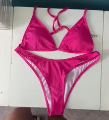 Hot Pink Bikini Set