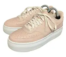 Nike Women Court Vision Alta Platform Shoe Size 11 Pink‎ Oxford DM0113-600
