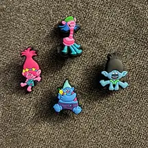 New! Trolls 4 Pack Croc/Shoe Charms