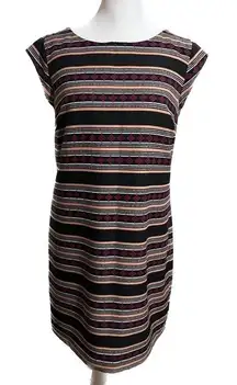 Banana republic multi-color cap sleeve dress size 4