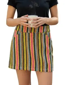 KOSHKA MASHKA PARIS‎ Vibrant Mini Skirt Pockets Worn Once Size 40/8