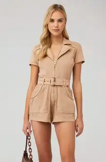 Outlaw Romper in Tanline