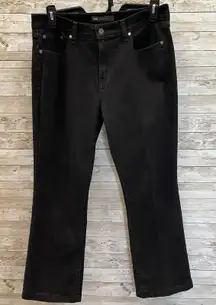 Levi's 515 Womens 12 Jeans Boot Cut Black Stretch Denim‎ Western Casual Rodeo