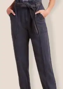 Anthropologie Linen Blend Ankle Wanderer Utility Pants size 4