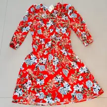 🌺NWT! Rare H&M Midi Floral Dress