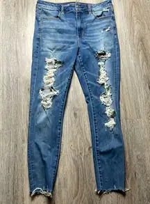 American Eagle Super Hi-Rise Next Level Stretch Jeggings Size 10 Short