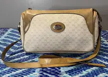 Gucci Monogrammed Canvas Crossbody Bag with Serial Number