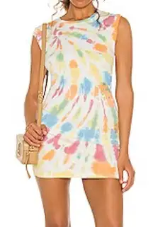 Young,‎ Fabulous & Broke (YFB) Colt Colorful Tie-Dye Sleeveless Mini Dres…