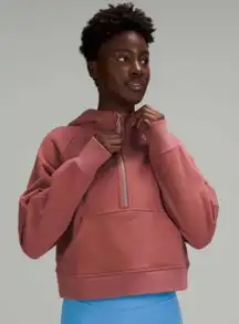 Lululemon Scuba Half-Zip Oversized Hoodie XS/S Red