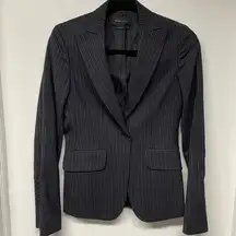 BCBGMaxAzria Striped Executive Martine Blazer Womens Size XXS Single Button