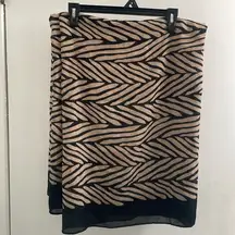 Apt 9 brown and black scarf