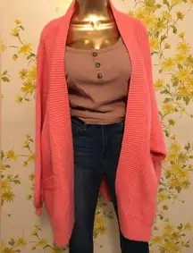 H&M Drop shoulders open front cardigan size M/L