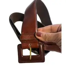 Vintage Brown Top Grain Belt Boho 30-34