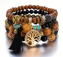 Bohemian Tree of Life Bracelet Set
