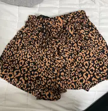 Nasty Gal Cheetah Shorts