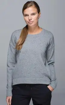 Lululemon Women’s Size 10 Gray Yogi Crew Sweater