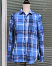 Old Navy The Classic Shirt Plaid Button Down Flannel