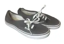 Vans Canvas Skateboarding Shoes‎ Mens Size 6/Womens 7.5 Grey White Off The Wall