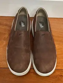 Red Wing 2033 Womens Brown Leather Low Top Safety Toe Work Shoes Loafers Sz 8.5